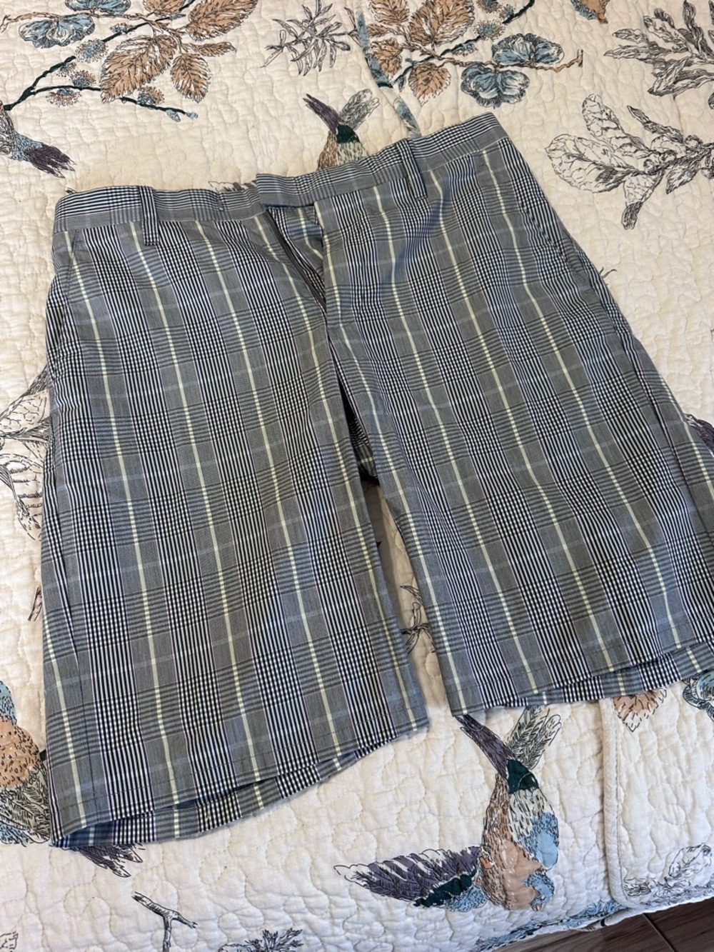 Men's black/cream/purple  Shorts